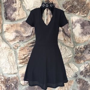 Material Girl black dog collar dress